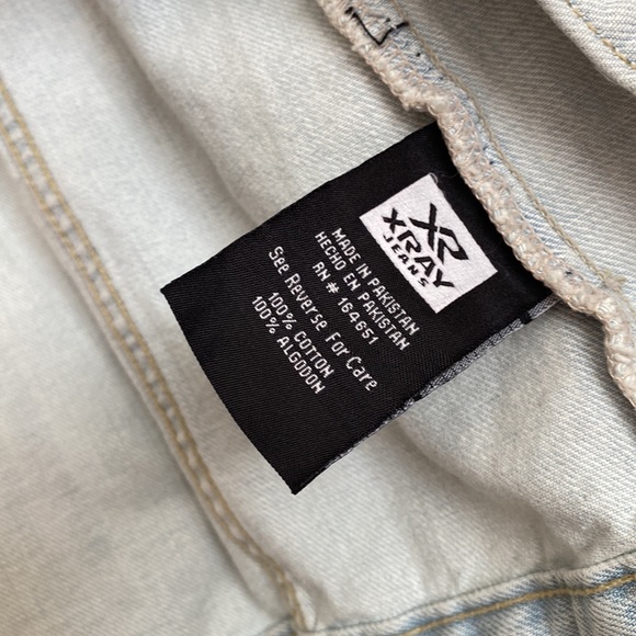 XRay Distressed Denim Jacket - Slim Fit - Picture 4 of 4